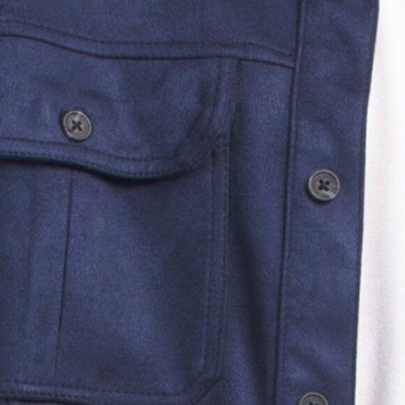 BUFFALO DAVID BITTON Faux Suede Jonnas Stretch Shirt Jacket - Picture 2 of 3